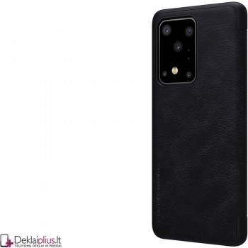 Odinis Nillkin qin serijos dėklas - juodas (SamsungGALAXY S20 ULTRA) Odinis Nillkin qin serijos dėklas - juodas (SamsungGALAXY S20 ULTRA)